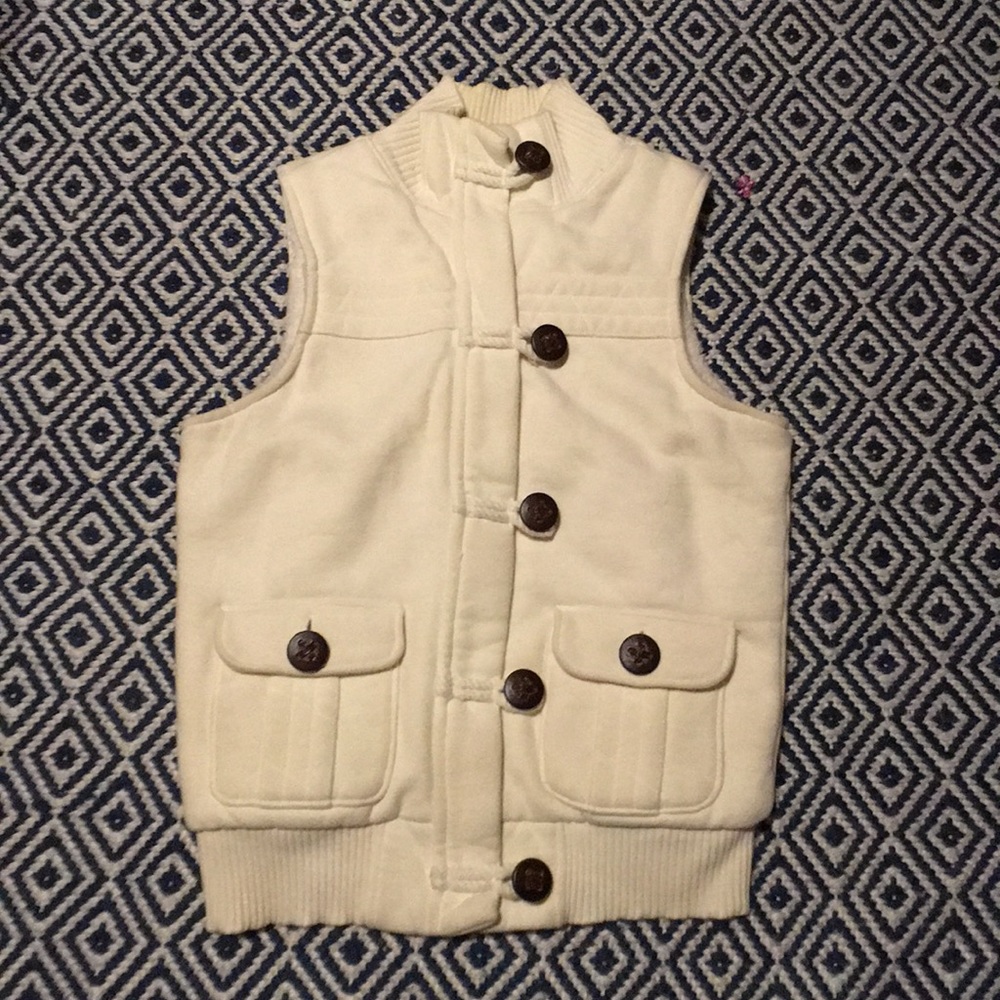 Fleece lined vest